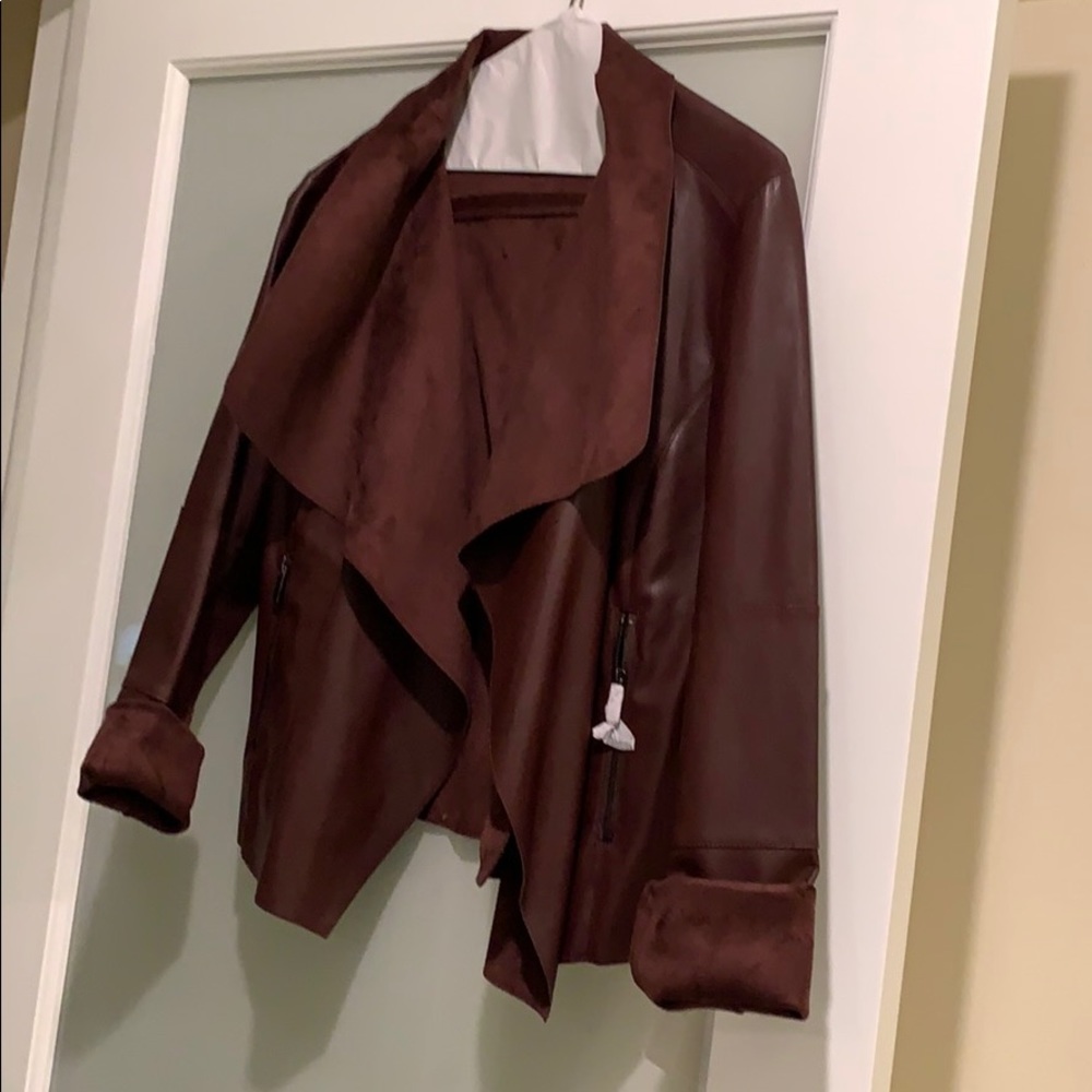 Burgundy blazer